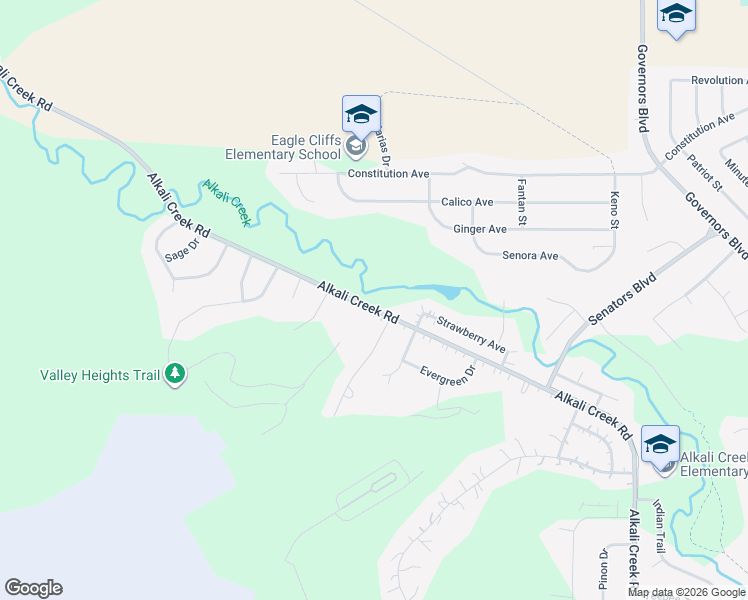 map of restaurants, bars, coffee shops, grocery stores, and more near 1217 Alkali Creek Road in Billings