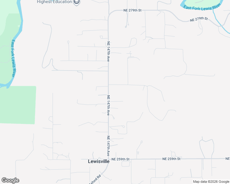 map of restaurants, bars, coffee shops, grocery stores, and more near 14713 Northeast 269th Street in Battle Ground