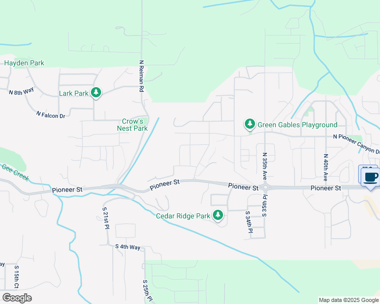 map of restaurants, bars, coffee shops, grocery stores, and more near 2834 North Smythe Road in Ridgefield