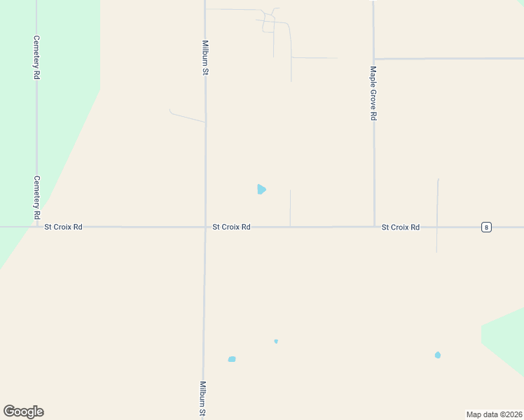 map of restaurants, bars, coffee shops, grocery stores, and more near 28297 Saint Croix Road in Pine City