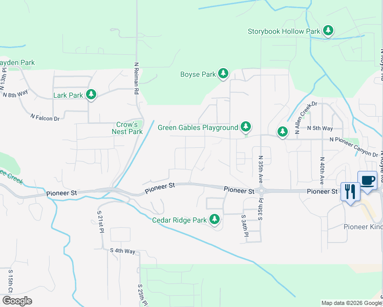 map of restaurants, bars, coffee shops, grocery stores, and more near 2817 North Smythe Road in Ridgefield