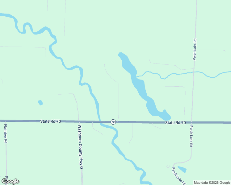 map of restaurants, bars, coffee shops, grocery stores, and more near Misty Meadow Drive in Spooner