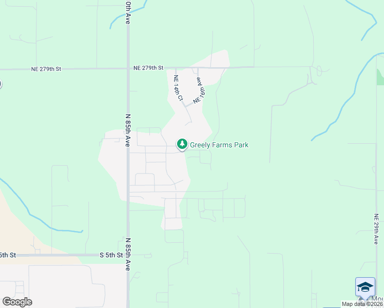 map of restaurants, bars, coffee shops, grocery stores, and more near 8842 North 3rd Circle in Ridgefield