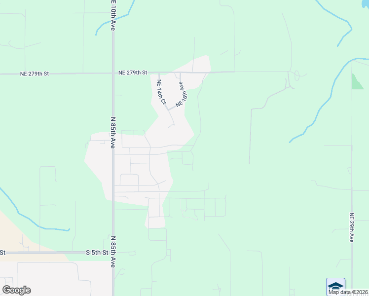 map of restaurants, bars, coffee shops, grocery stores, and more near 9017 North 5th Street in Ridgefield
