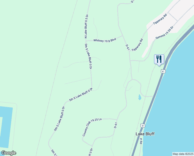 map of restaurants, bars, coffee shops, grocery stores, and more near 7562-7610 South Lake Bluff 0.5 Drive in Gladstone
