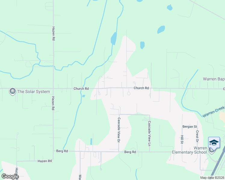 map of restaurants, bars, coffee shops, grocery stores, and more near 56738 Way Way Lane in Warren