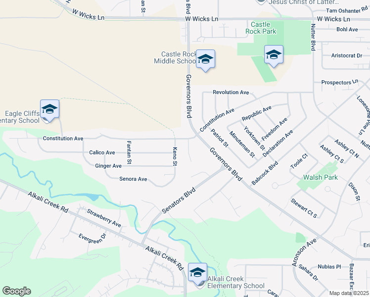 map of restaurants, bars, coffee shops, grocery stores, and more near 1140 Capricorn Place in Billings