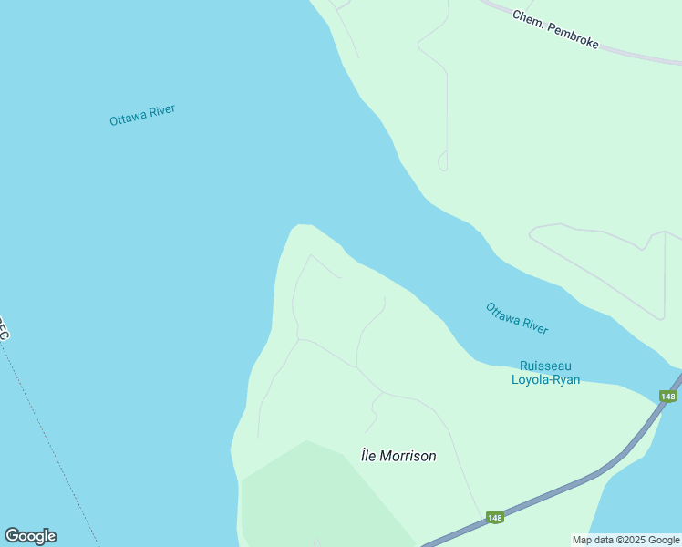 map of restaurants, bars, coffee shops, grocery stores, and more near 31 Chemin de l'Île Morrison in Chapeau