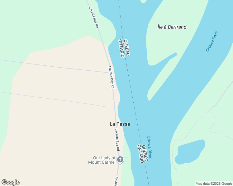 map of restaurants, bars, coffee shops, grocery stores, and more near 257 Lacroix Bay Road in Westmeath