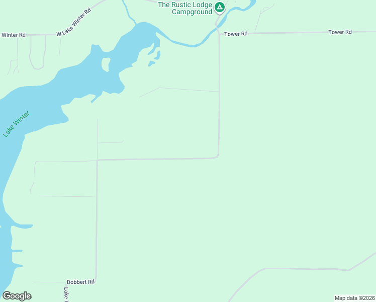 map of restaurants, bars, coffee shops, grocery stores, and more near 5121 Lake Winter Road in Winter
