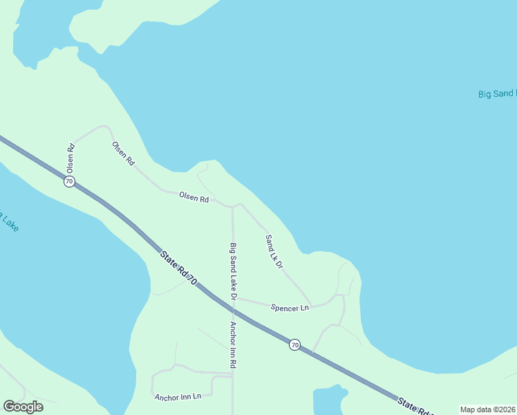 map of restaurants, bars, coffee shops, grocery stores, and more near 24926 Big Sand Lake Drive in Webster