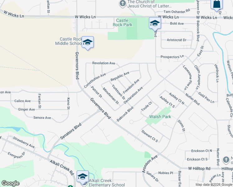 map of restaurants, bars, coffee shops, grocery stores, and more near 1161 Yorktown Street in Billings
