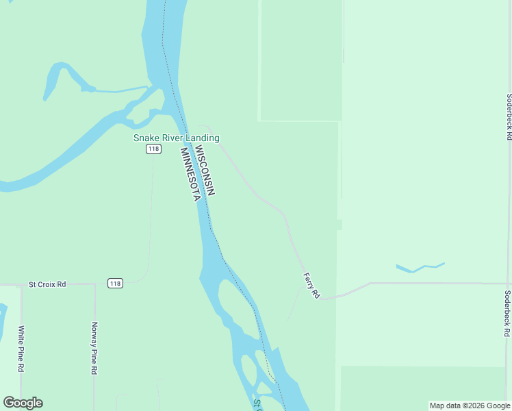 map of restaurants, bars, coffee shops, grocery stores, and more near 15179 Ferry Road in Grantsburg