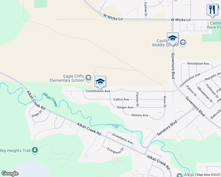 map of restaurants, bars, coffee shops, grocery stores, and more near 1117 Kootenai Avenue in Billings