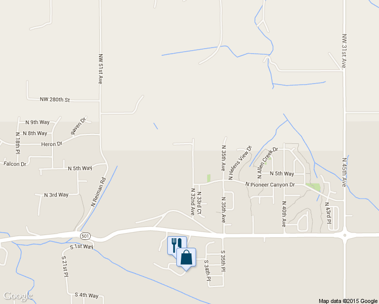 map of restaurants, bars, coffee shops, grocery stores, and more near 719 North 32nd Avenue in Ridgefield