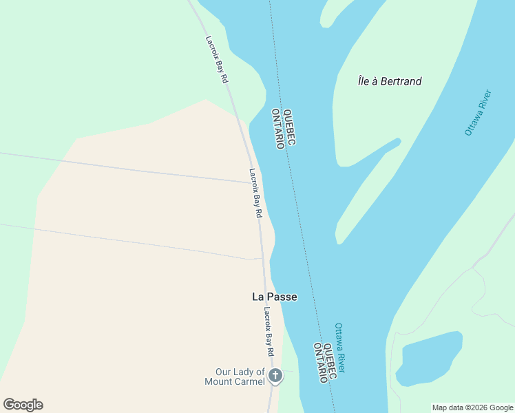 map of restaurants, bars, coffee shops, grocery stores, and more near 257 Lacroix Bay Road in Westmeath