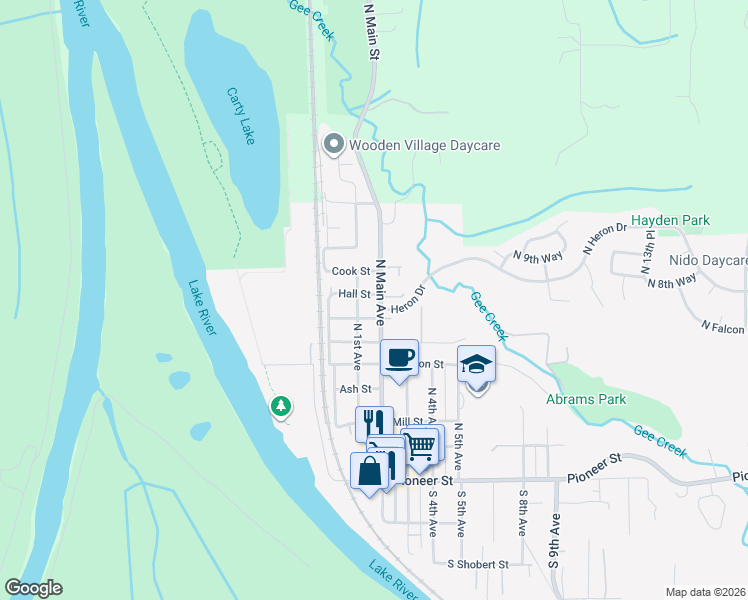 map of restaurants, bars, coffee shops, grocery stores, and more near 112 Elm Street in Ridgefield