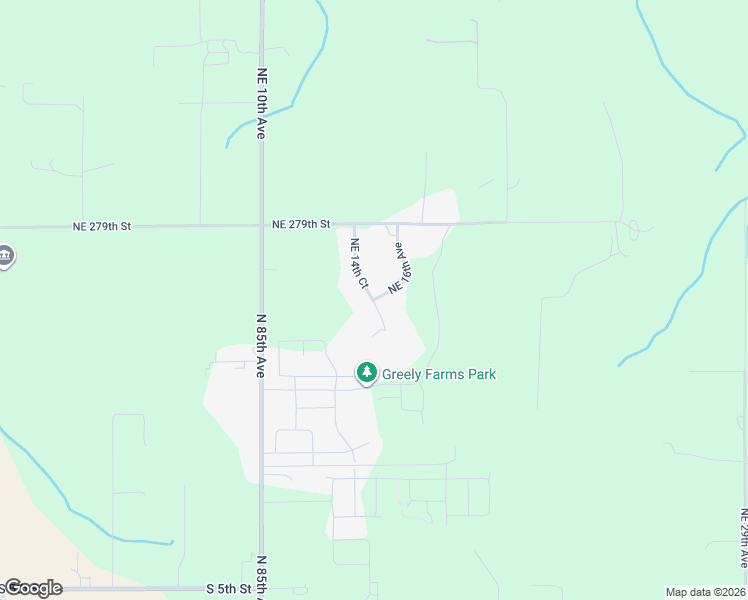 map of restaurants, bars, coffee shops, grocery stores, and more near 17321 Northeast 16th Avenue in Ridgefield