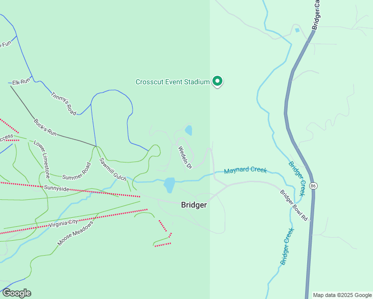 map of restaurants, bars, coffee shops, grocery stores, and more near 33 Bridger Pines Road in Bozeman