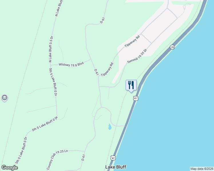 map of restaurants, bars, coffee shops, grocery stores, and more near 7530 D-61 in Gladstone