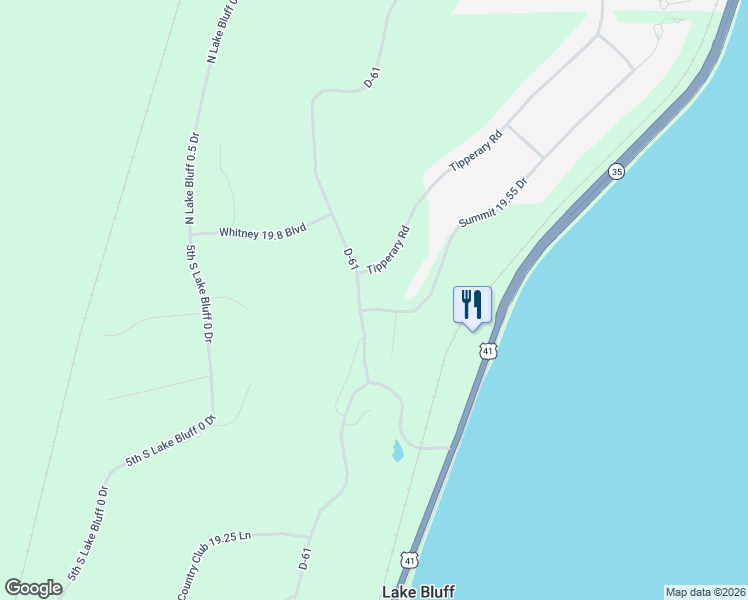 map of restaurants, bars, coffee shops, grocery stores, and more near 7532-7560 4th Lake Bluff 19 Road in Gladstone
