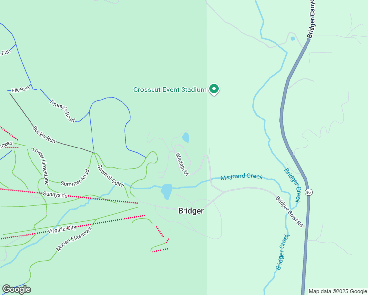 map of restaurants, bars, coffee shops, grocery stores, and more near 33 Bridger Pines Road in Bozeman
