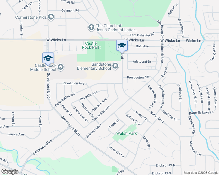 map of restaurants, bars, coffee shops, grocery stores, and more near 1284 Breeds Hill Street in Billings