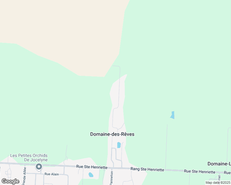 map of restaurants, bars, coffee shops, grocery stores, and more near 260 Rue des Rêves in Saint-Lin - Laurentides