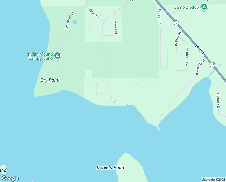 map of restaurants, bars, coffee shops, grocery stores, and more near 7374 Forest Trail in Lake Tomahawk