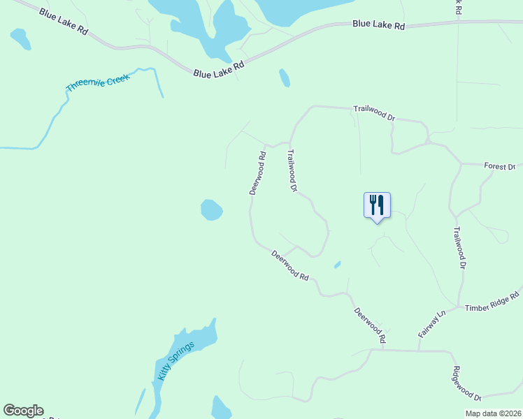 map of restaurants, bars, coffee shops, grocery stores, and more near 7392 Deerwood Drive in Minocqua
