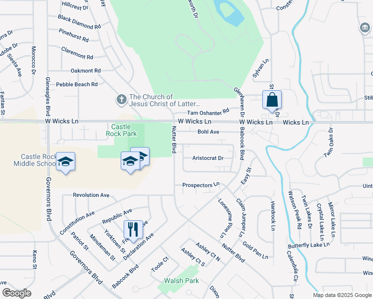 map of restaurants, bars, coffee shops, grocery stores, and more near 375 Westchester Square North in Billings