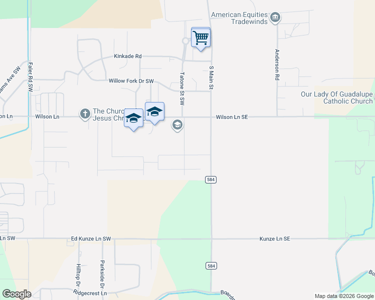 map of restaurants, bars, coffee shops, grocery stores, and more near 120 Rome Street in Boardman