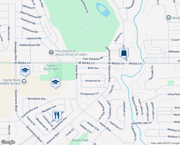map of restaurants, bars, coffee shops, grocery stores, and more near 319 Westchester Square North in Billings