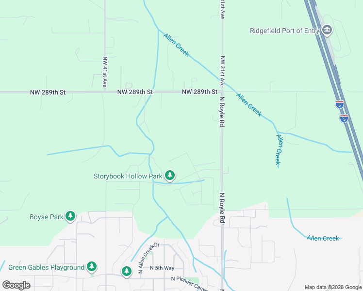 map of restaurants, bars, coffee shops, grocery stores, and more near 28502 North Royle Road in Ridgefield