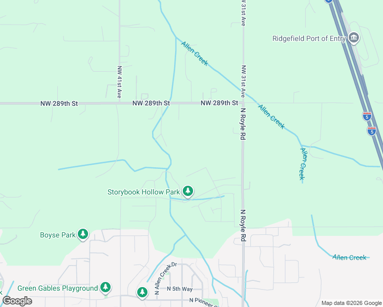 map of restaurants, bars, coffee shops, grocery stores, and more near 28613 Northwest 38th Court in Ridgefield