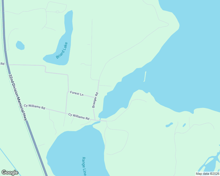 map of restaurants, bars, coffee shops, grocery stores, and more near 7630 Braeger Road in Three Lakes