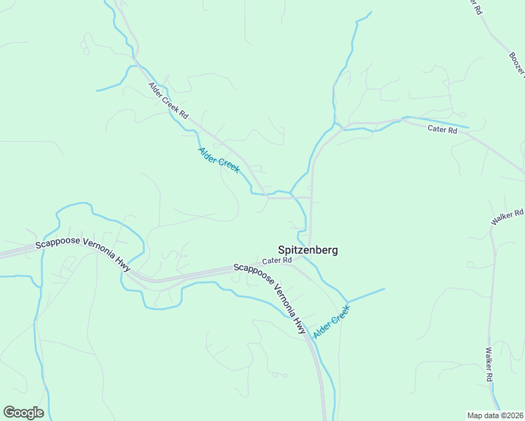 map of restaurants, bars, coffee shops, grocery stores, and more near 57412 Alder Creek Road in Scappoose