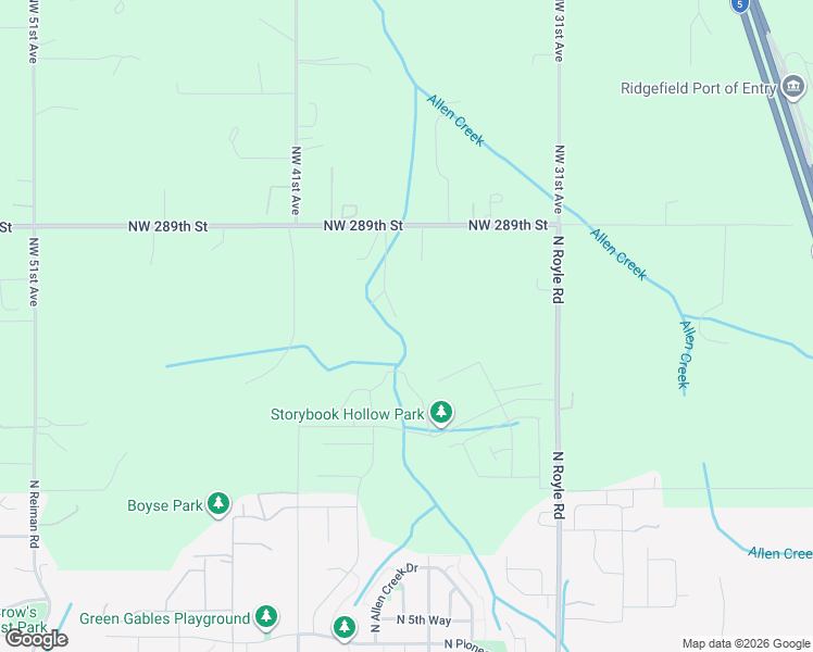 map of restaurants, bars, coffee shops, grocery stores, and more near 28613 Northwest 38th Court in Ridgefield
