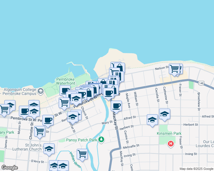 160 Mackay Street, Pembroke ON Walk Score