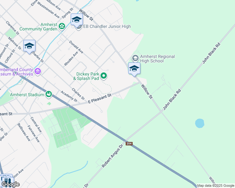 map of restaurants, bars, coffee shops, grocery stores, and more near 149 East Pleasant Street in Amherst