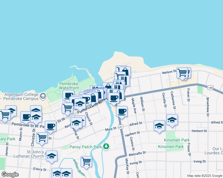 156 Mackay Street, Pembroke ON Walk Score