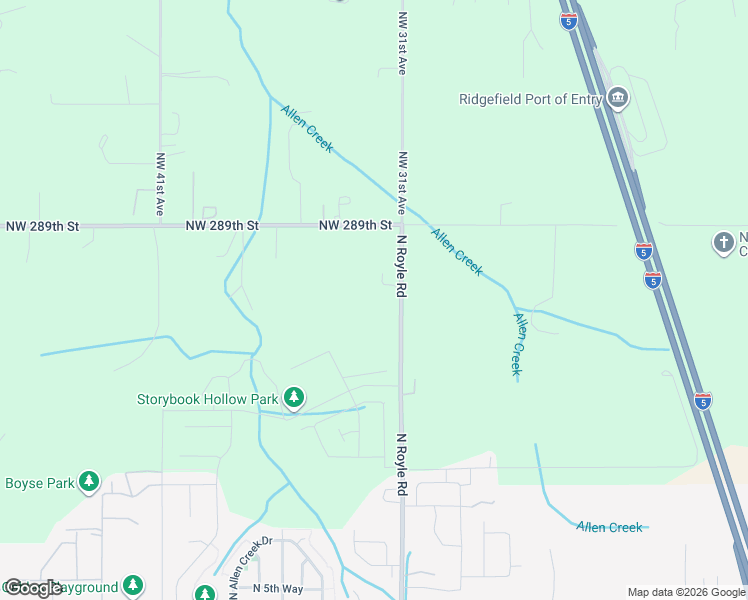 map of restaurants, bars, coffee shops, grocery stores, and more near 28502 Northwest 31st Avenue in Ridgefield