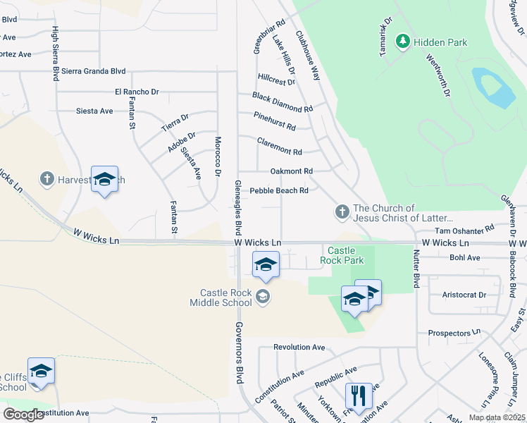 map of restaurants, bars, coffee shops, grocery stores, and more near 1650 Inverness Drive in Billings