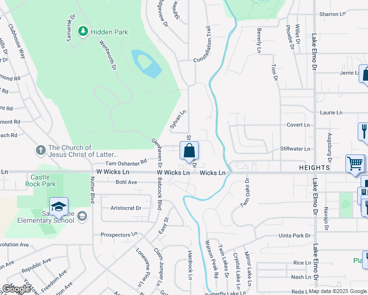 map of restaurants, bars, coffee shops, grocery stores, and more near 14 Almadin Lane in Billings