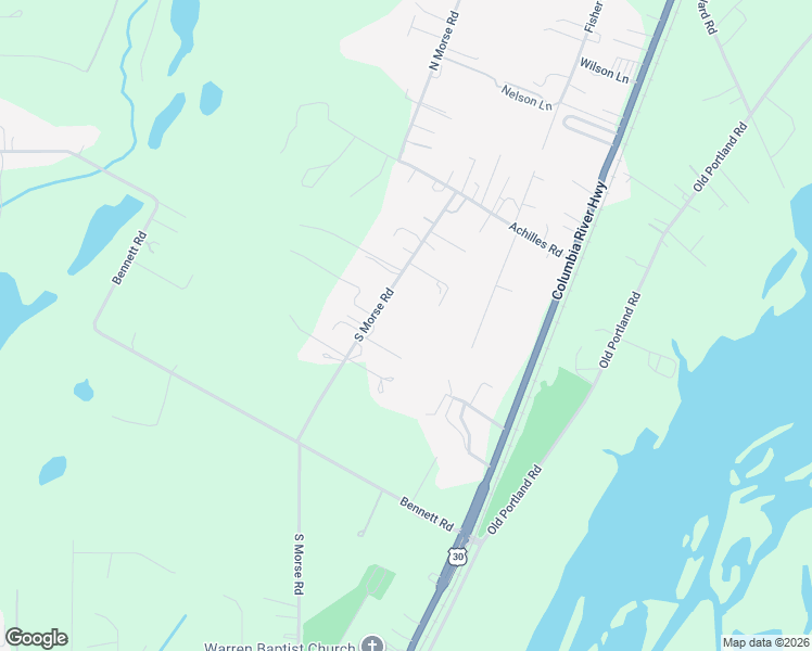 map of restaurants, bars, coffee shops, grocery stores, and more near 57460 South Morse Road in Warren