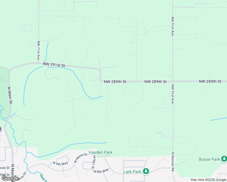 map of restaurants, bars, coffee shops, grocery stores, and more near 5915 Northwest 289th Street in Ridgefield
