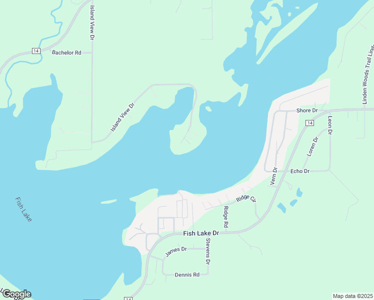 map of restaurants, bars, coffee shops, grocery stores, and more near 19192 Island View Drive in Mora