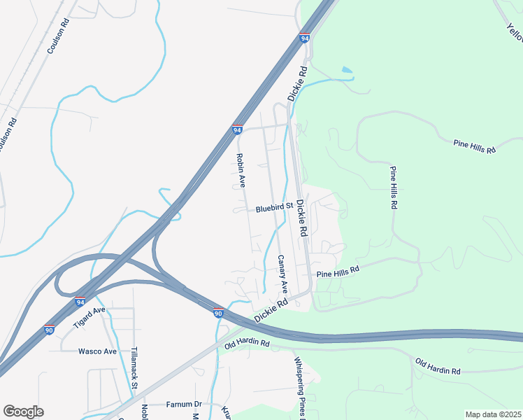 map of restaurants, bars, coffee shops, grocery stores, and more near 3908 Bluebird Street in Billings
