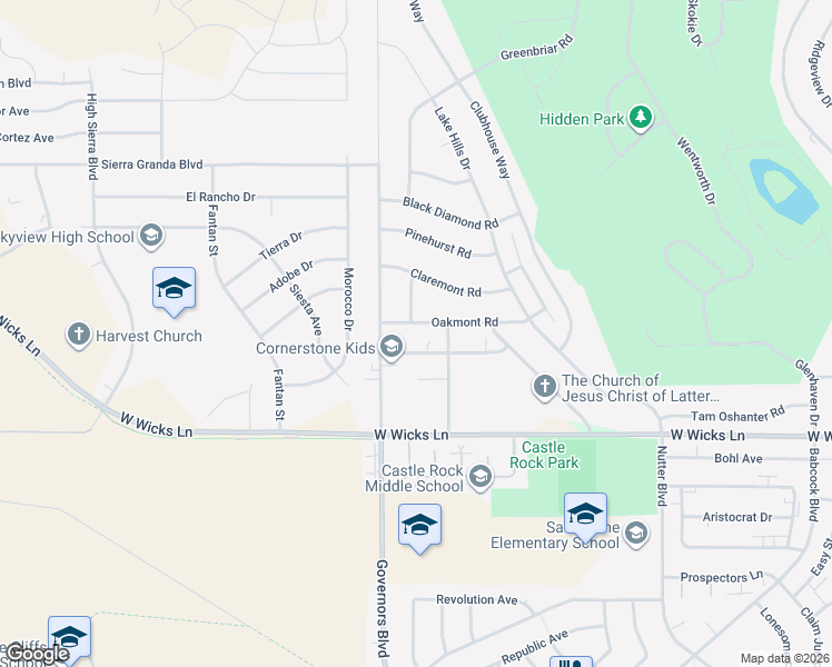 map of restaurants, bars, coffee shops, grocery stores, and more near 720 Pebble Beach Road in Billings