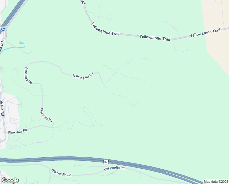 map of restaurants, bars, coffee shops, grocery stores, and more near 4528 North Pine Hills Road in Billings